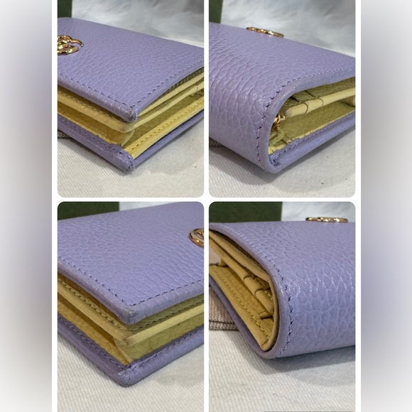 SOLD‼️GUCCI Limited Edition GG Marmont Bifold Wallet RARE - Picture 17 of 17